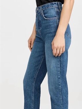 Favorite Daughter The Valentina High-Rise Straight Leg Women's Jeans - Essex 28